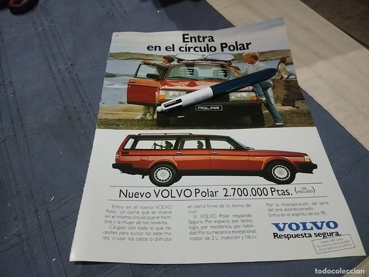 Coches y motocicletas: COCHE VOLVO POLAR CLIPPING ANUNCIO PUBLICIDAD REVISTA 1990