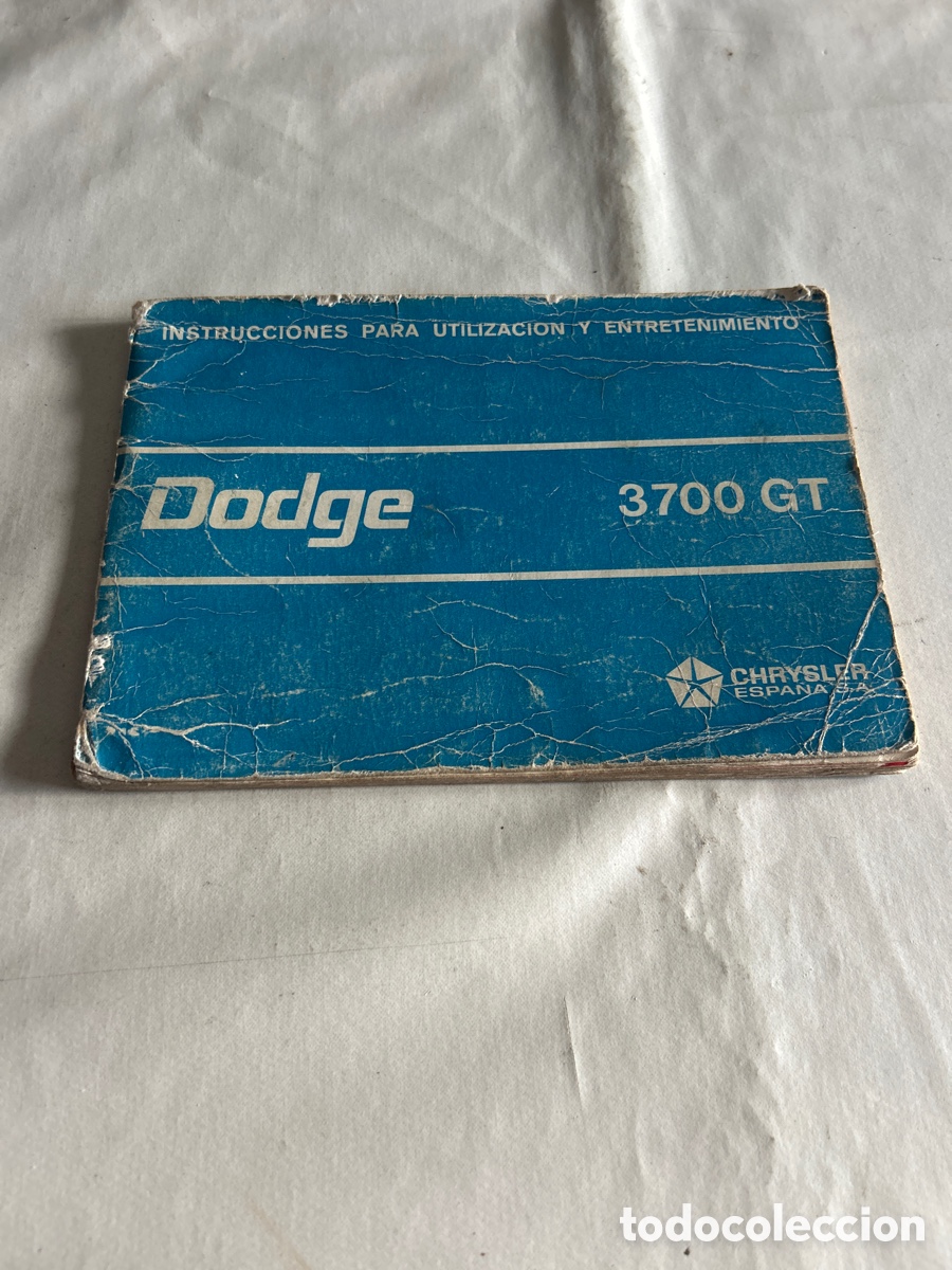 Coches y motocicletas: Manual del usuario Dodge 3700GT