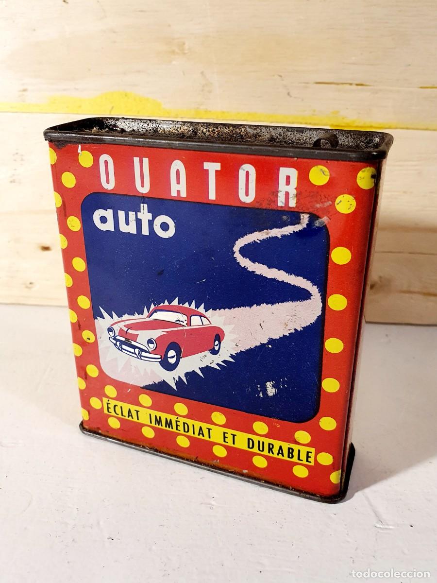 Coches y motocicletas: Lata de pulimento Quator Auto. A&ntilde;os 60.