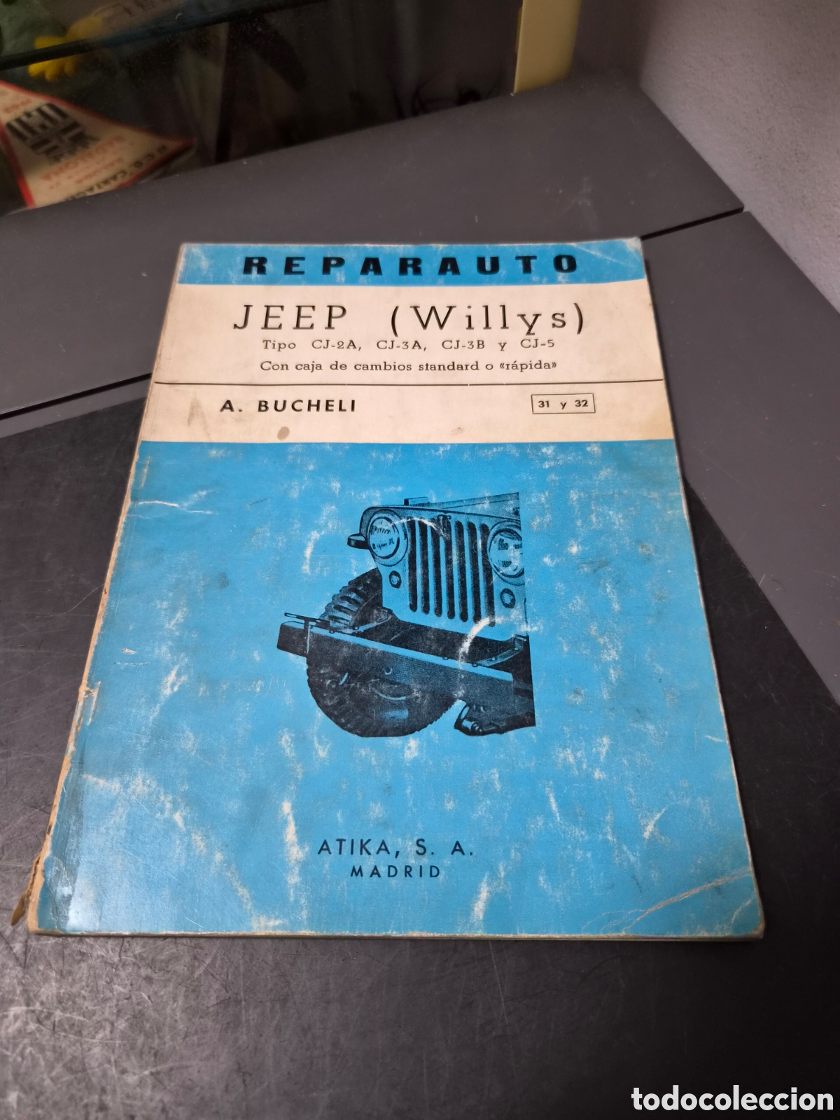 Coches y motocicletas: LIBRO MANUAL REPARAUTO JEEP WILLYS ATIKA A&Ntilde;O 1968 ORIGINAL