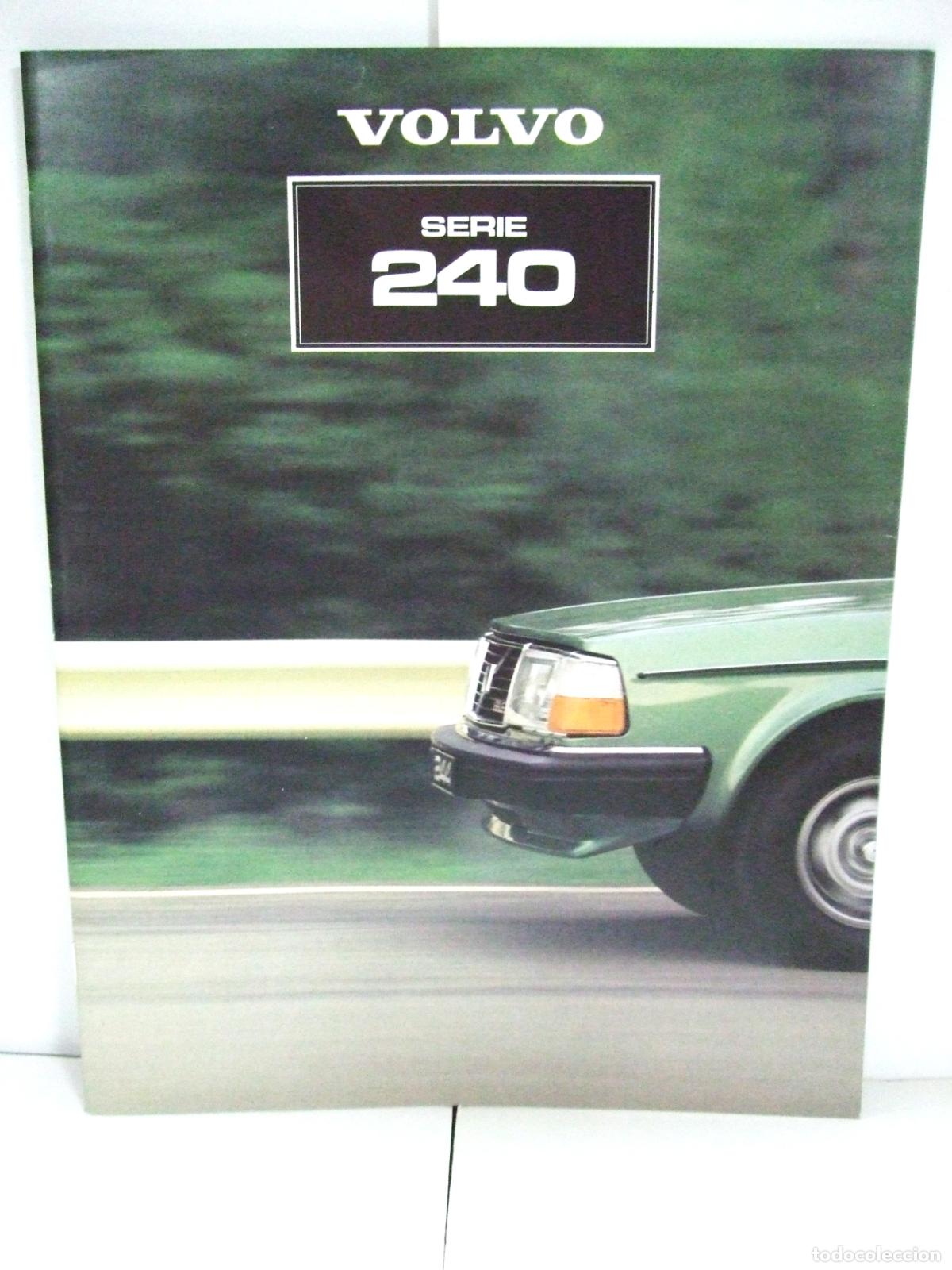 Coches y motocicletas: VOLVO SERIE 240 - 244 245 GL GLE GLT D6 FOLLETO PUBLICITARIO 1981 COCHE CATALOGO PUBLICIDAD
