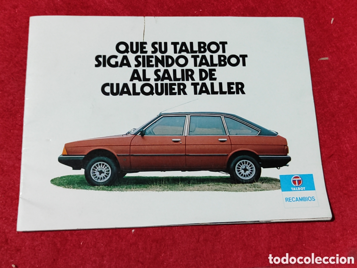 Autos und Motorr&auml;der: Curioso catalogo Talbot Horizon LS recambios