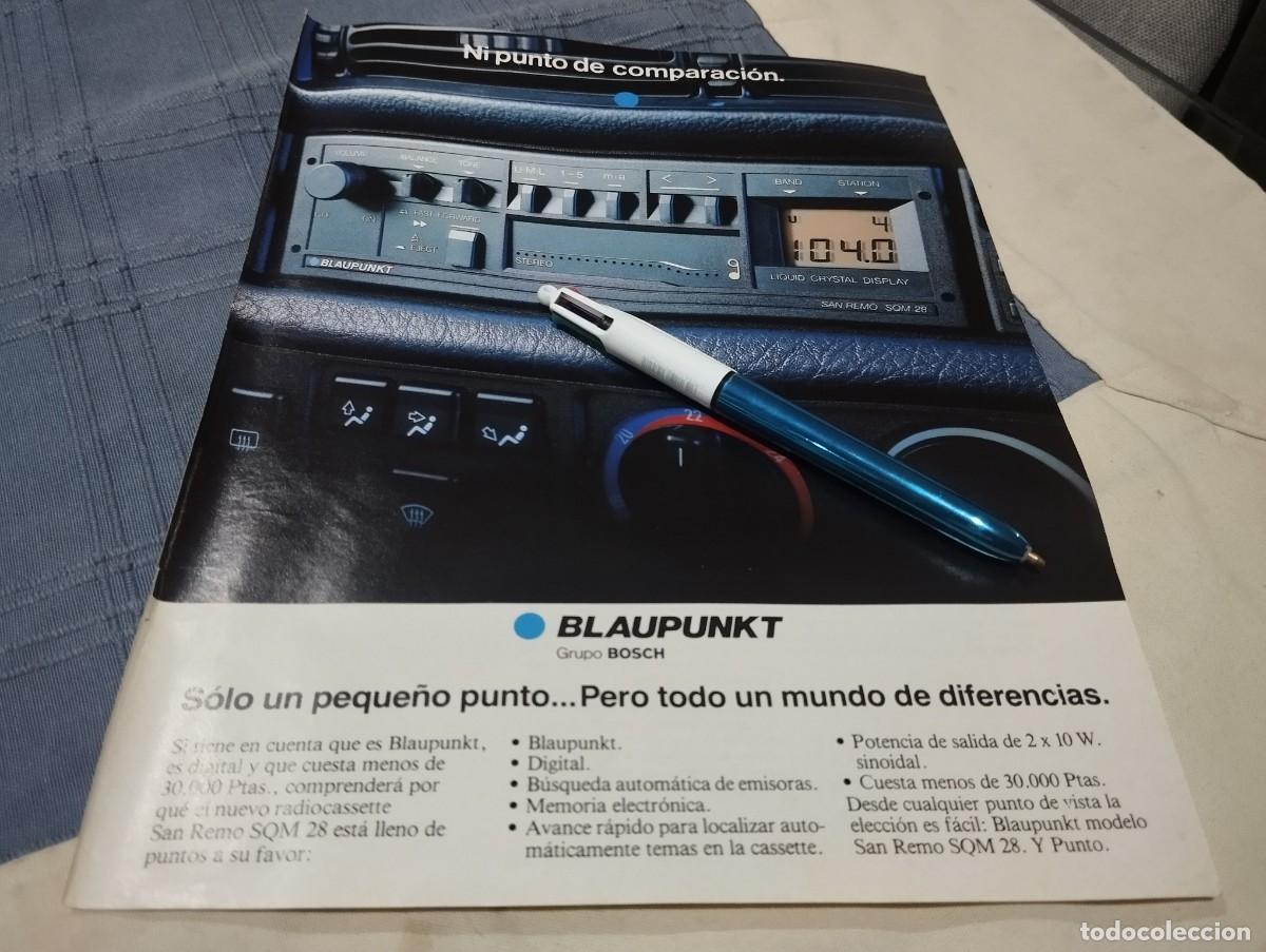 Coches y motocicletas: CASSETTE BLAUPUNKT CLIPPING ANUNCIO PUBLICIDAD REVISTA 1988