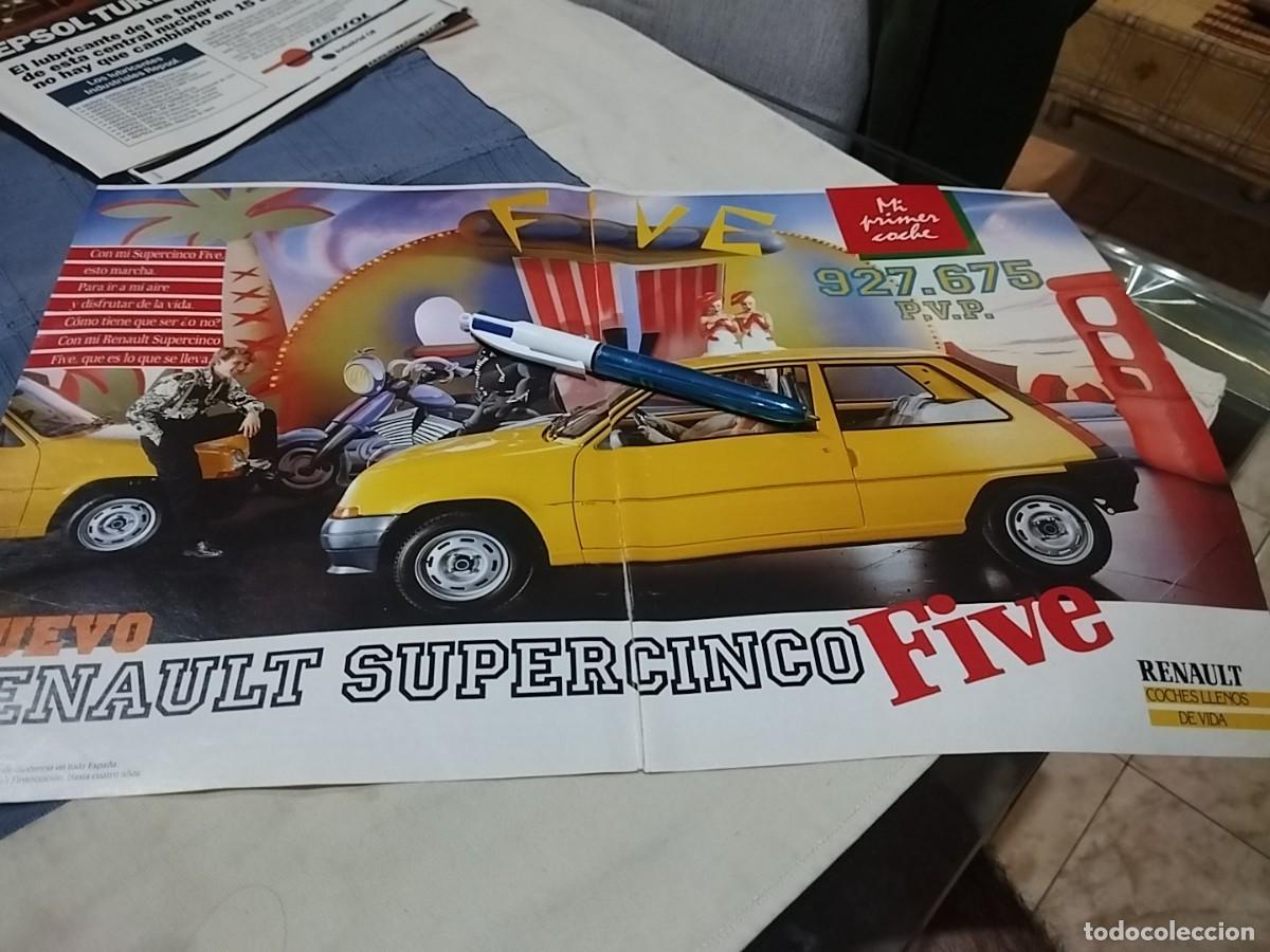 Voitures et Motocyclettes: COCHE RENAULT SUPERCINCO FIVE CLIPPING ANUNCIO PUBLICIDAD REVISTA 1988