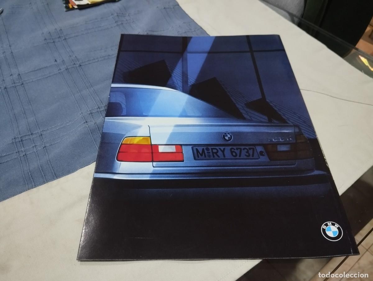 Voitures et Motocyclettes: CATALOGO DESPLEGABLE COCHE BMW SERIE 5 A&Ntilde;O 1988