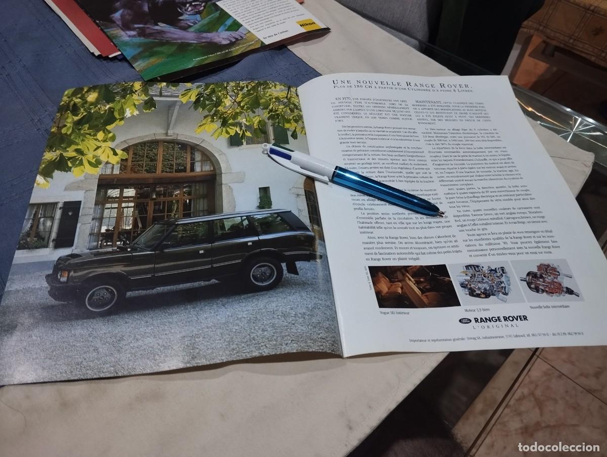Voitures et Motocyclettes: RANGE ROVER CLIPPING ANUNCIO PUBLICIDAD REVISTA FRANCESA 1989
