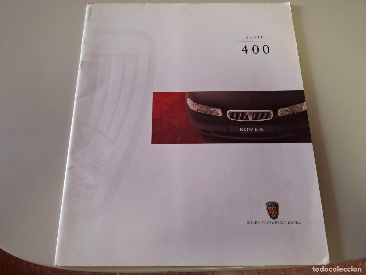 Coches y motocicletas: Cat&aacute;logo Original de gran formato del ROVER 400 del a&ntilde;o 1999