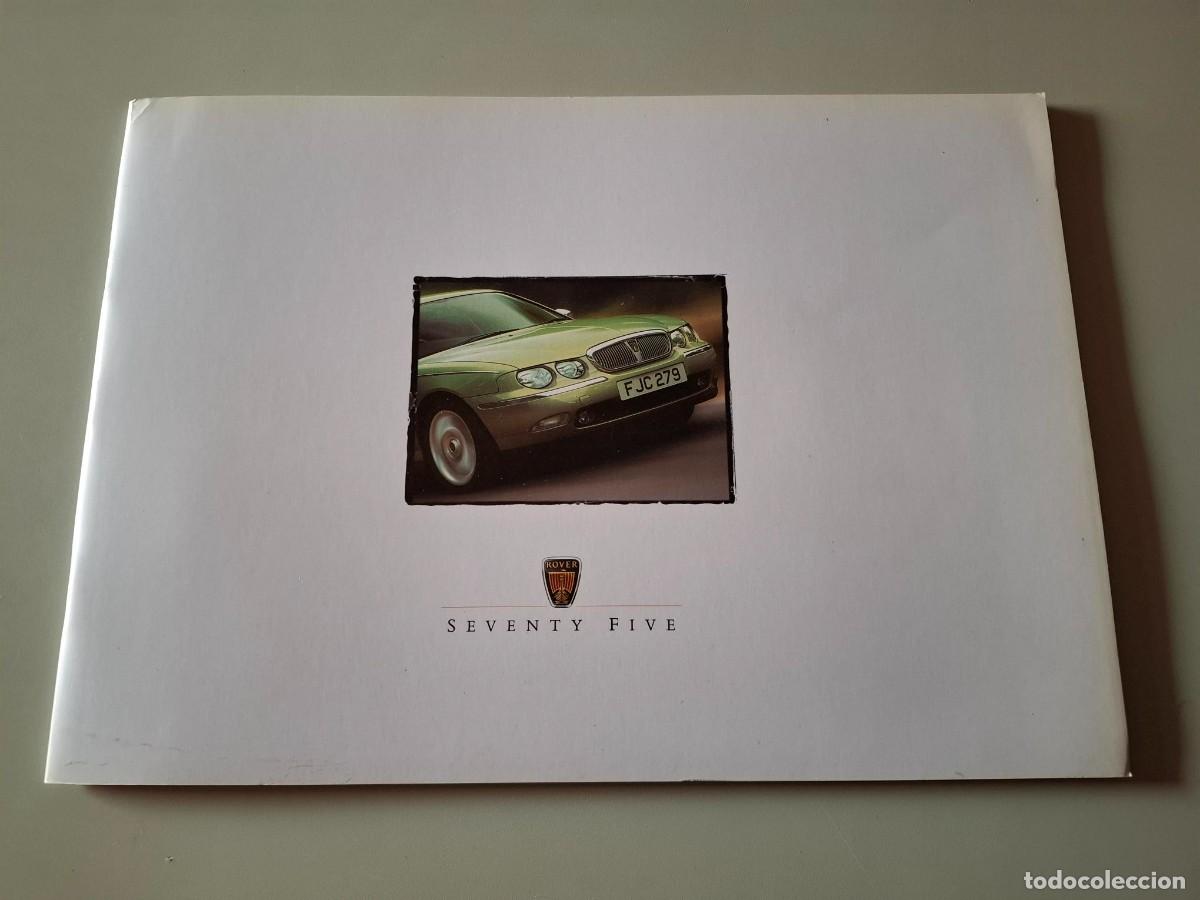 Coches y motocicletas: Cat&aacute;logo Original gran formato del primer ROVER 75 del a&ntilde;o 2000