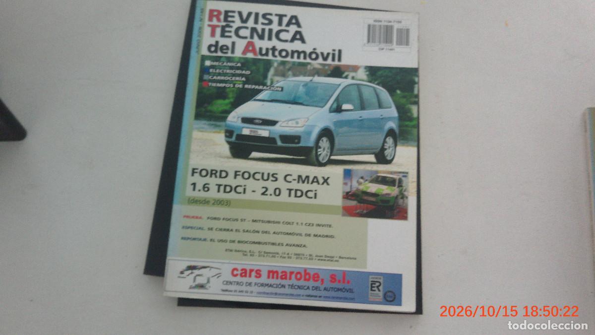 Voitures et Motocyclettes: REVISTA TECNICA DEL AUTOMOVIL RTA 149 CITROEN FORD FOCUS C MAX