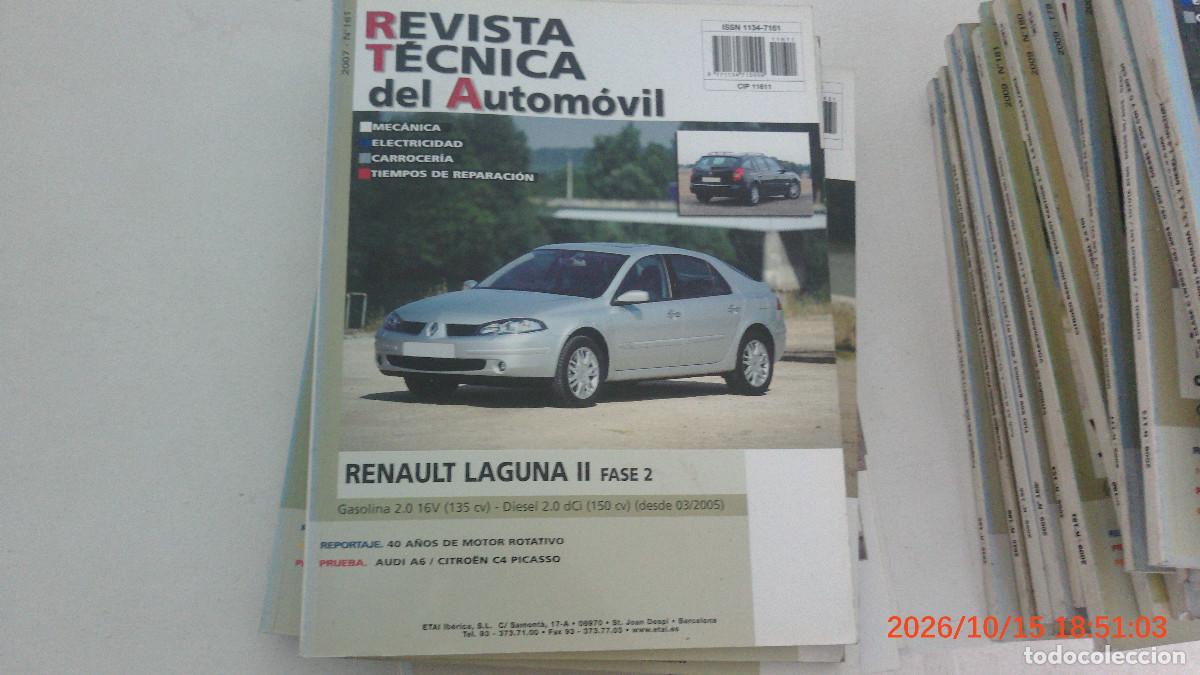 Autos und Motorr&auml;der: REVISTA TECNICA DEL AUTOMOVIL RTA 161 RENAULT LAGUNA II FASE 2