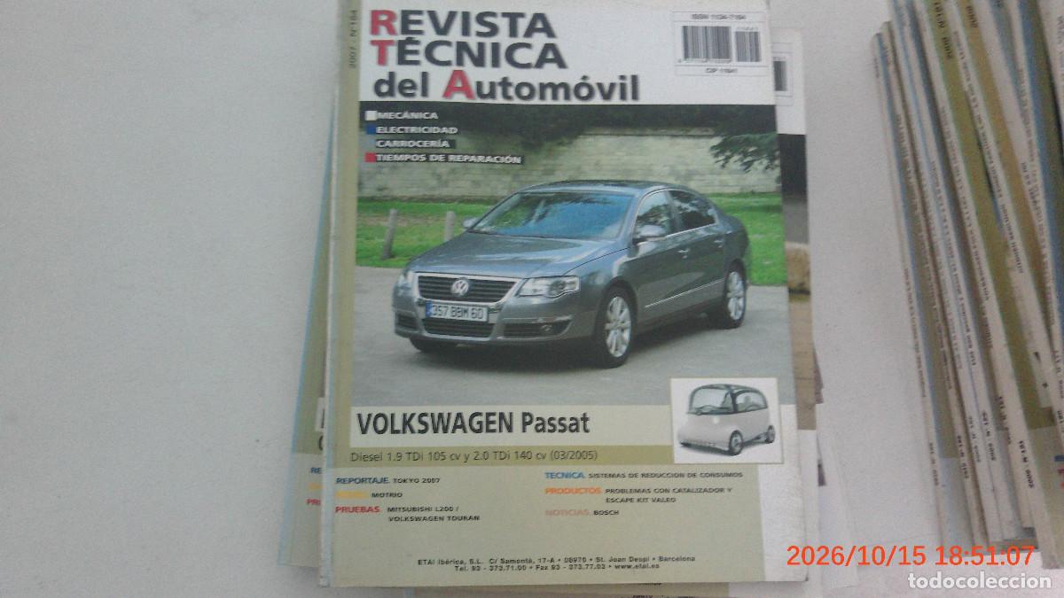 Voitures et Motocyclettes: REVISTA TECNICA DEL AUTOMOVIL RTA 164 VOLKSWAGEN PASSAT