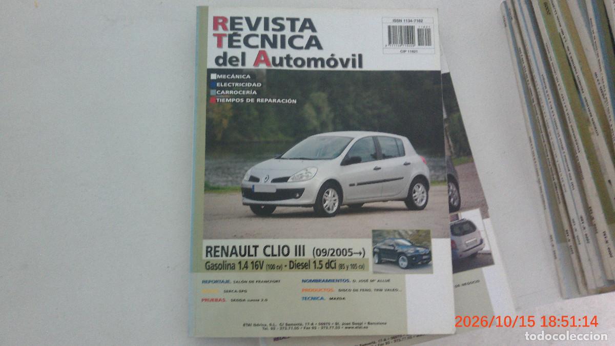 Autos und Motorr&auml;der: REVISTA TECNICA DEL AUTOMOVIL RTA 162 RENAULT CLIO III GASOLINA DIESEL