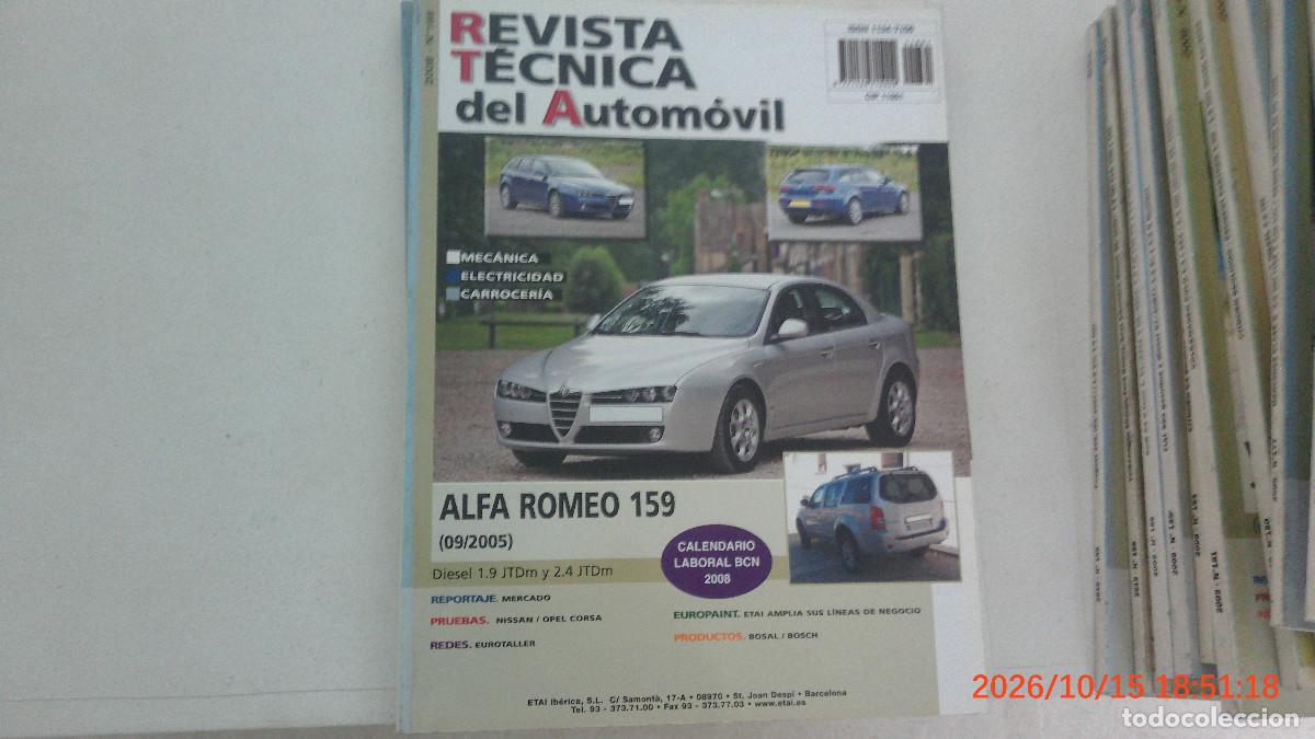 Autos und Motorr&auml;der: REVISTA TECNICA DEL AUTOMOVIL RTA 166 ALFA ROMERO 159