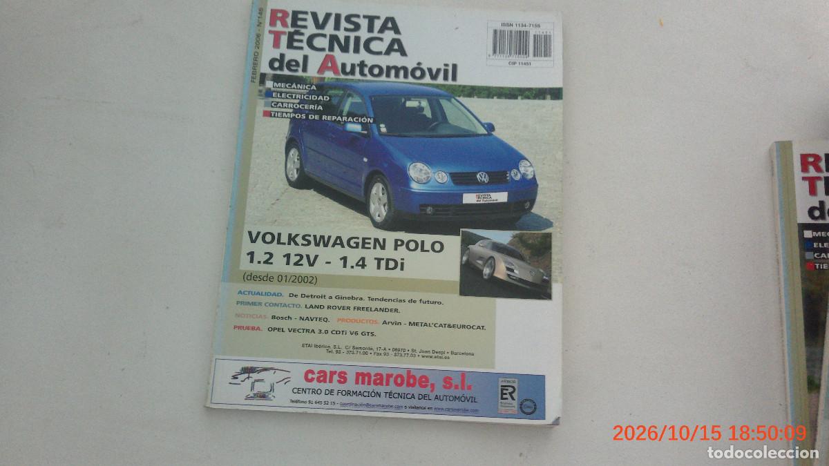 Autos und Motorr&auml;der: REVISTA TECNICA DEL AUTOMOVIL RTA 145 VOLKSWAGEN POLO