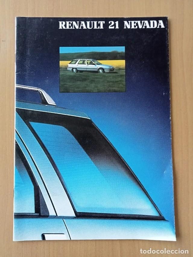 Coches y motocicletas: Cat&aacute;logo Original Renault 21 Nevada (TXE / Turbo DX) - Folleto A&ntilde;o 1991