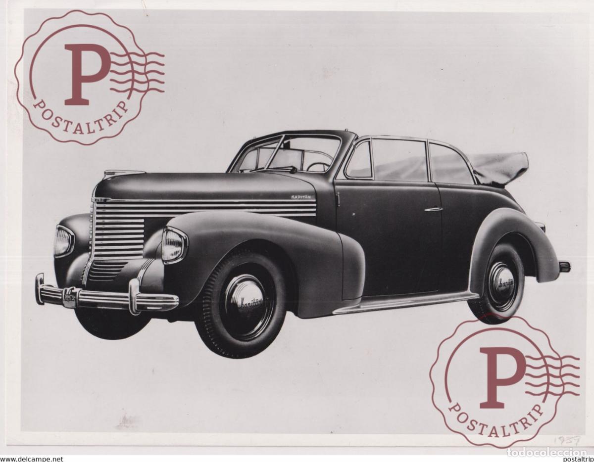 Coches y motocicletas: OPEL KAPIT&Auml;N 1939 ZWEIT&Uuml;RIGE KABRIOLETT TWO DOOR CABRIOLET 24*18,5CM USA MOTOR CARS COCHES Bryan Go
