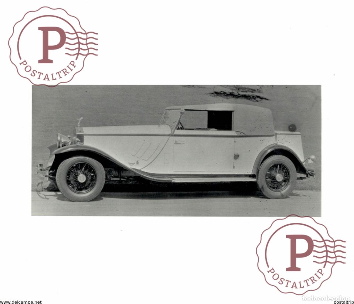 Coches y motocicletas: ROLLS ROYCE WHITE BODY VOITURE AUTOMOBILE 25*20,5CM USA MOTOR CARS COCHES Bryan Goodman Collection
