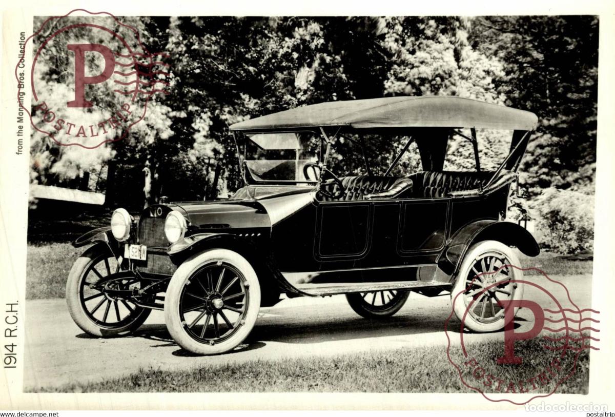 Coches y motocicletas: 1914 R C H FROM THE MANNING BROS COLLECTION 18*12,5CM USA MOTOR CARS COCHES Bryan Goodman Collection