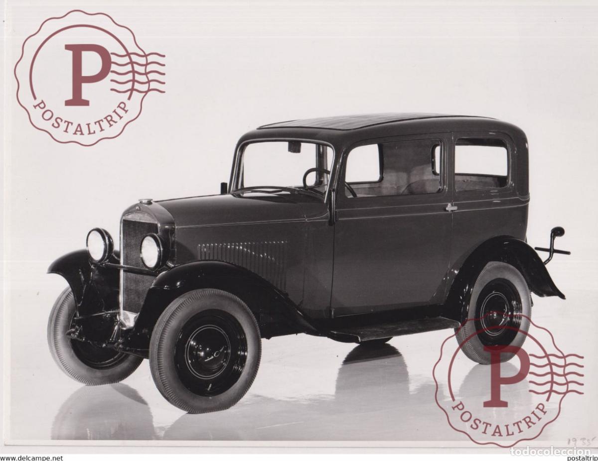 Coches y motocicletas: OPEL 1 2 LITER 1935 ZWEIT&Uuml;RIGE LIMOUSINE TWO DOOR SEDAN AUTOMOBILE 24*18CM MOTOR CARS COCHES Brya