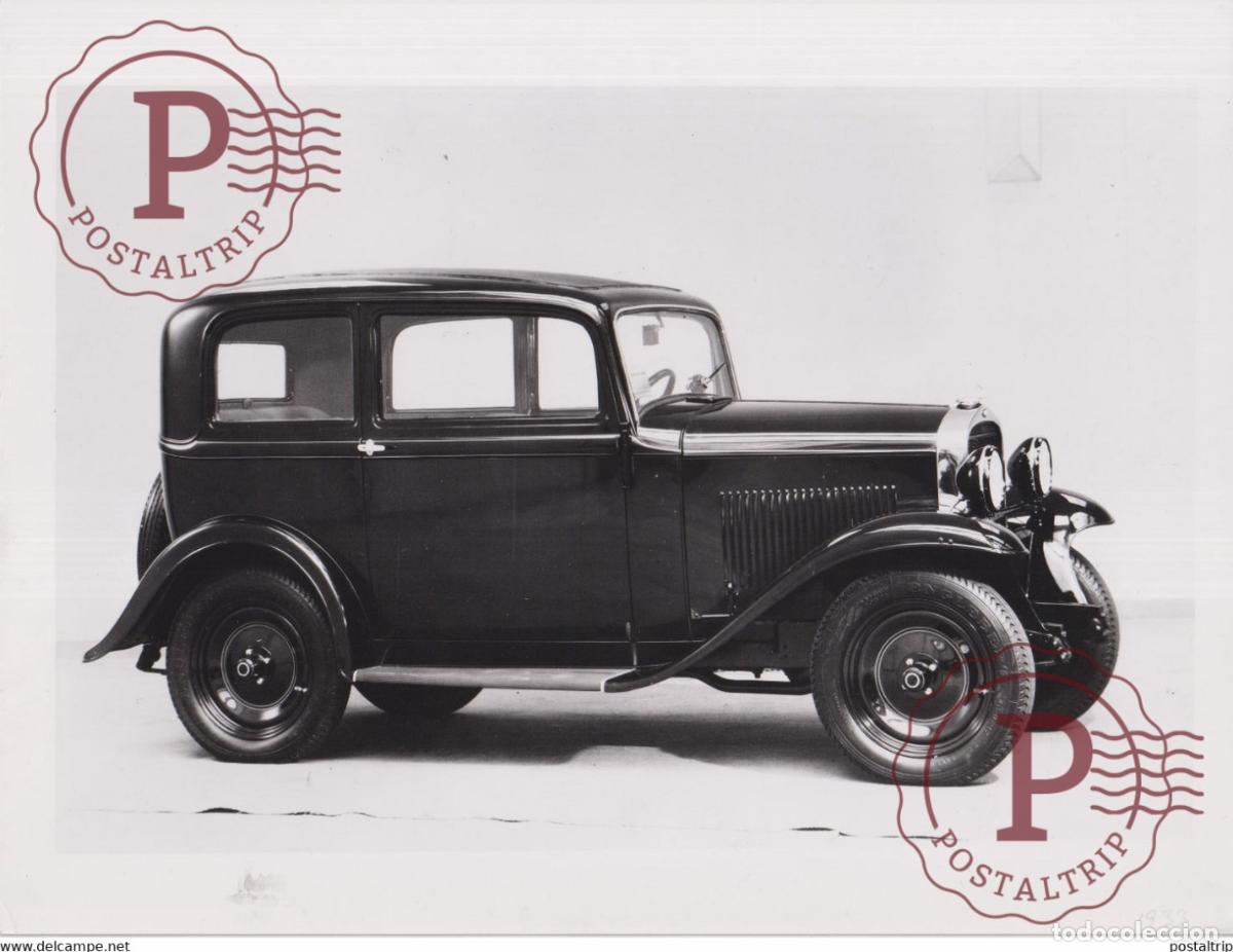 Coches y motocicletas: OPEL 1,0 LITER 1934 ZWEIT&Uuml;RIGE LIMOUSINE TWO DOOR SEDAN AUTOMOBILE 24*18CM MOTOR CARS COCHES Brya
