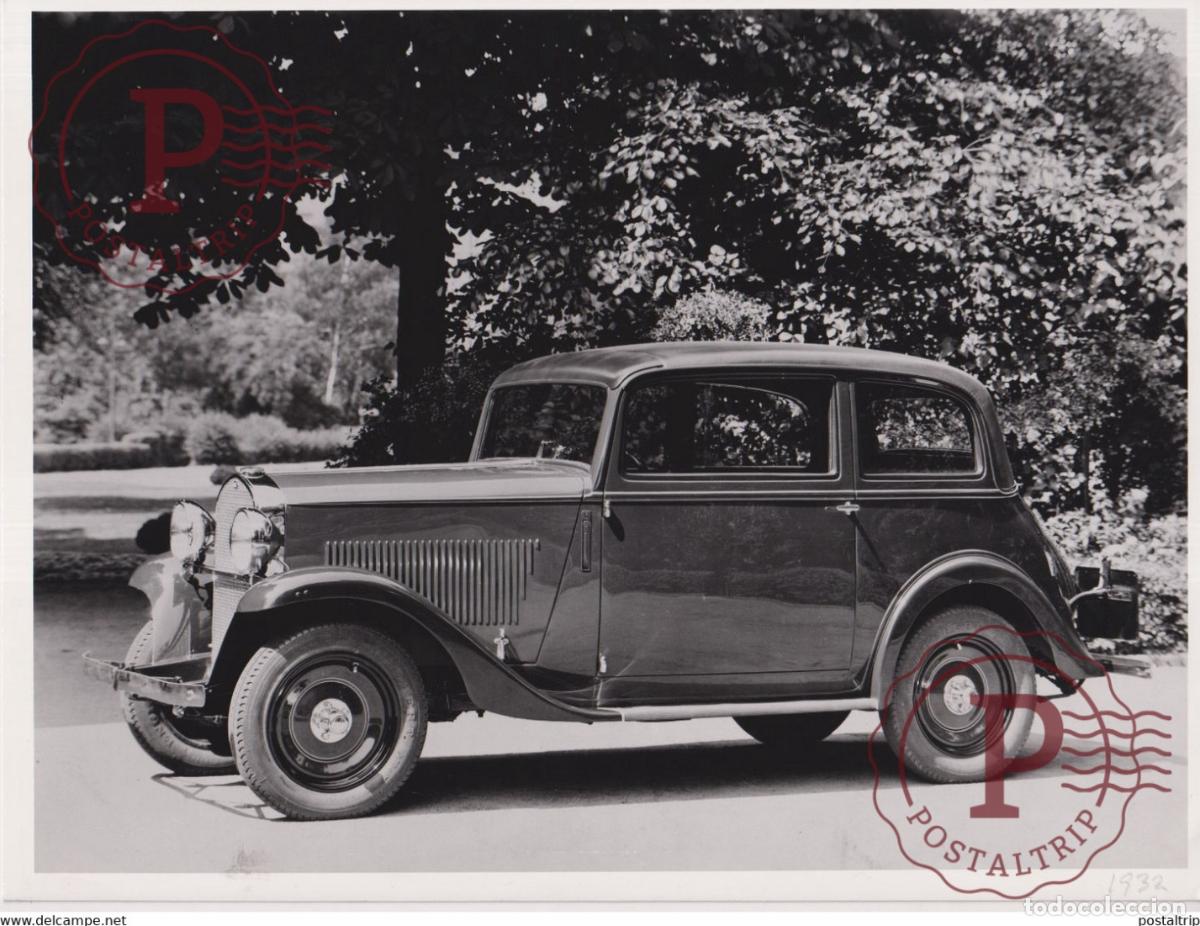 Coches y motocicletas: OPEL 1,8 LITER 1932 REGENT ZWEIT&Uuml;RIGE LIMOUSINE 2DOOR SEDAN AUTOMOBILE 24*18CM MOTOR CAR COCHES Brya