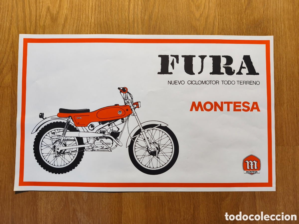 Coches y motocicletas: Cartel o poster MONTESA FURA