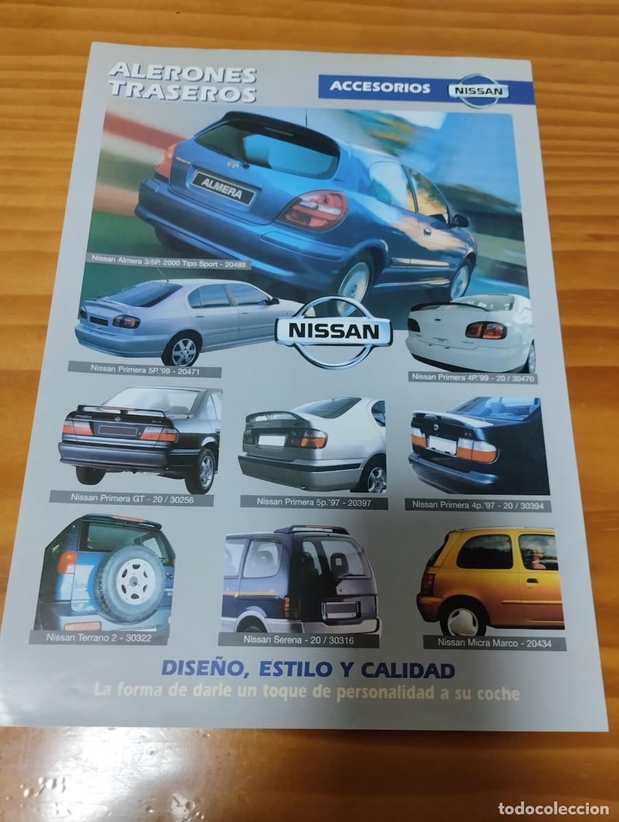 Coches y motocicletas: Folleto accesorios NISSAN alerones techo