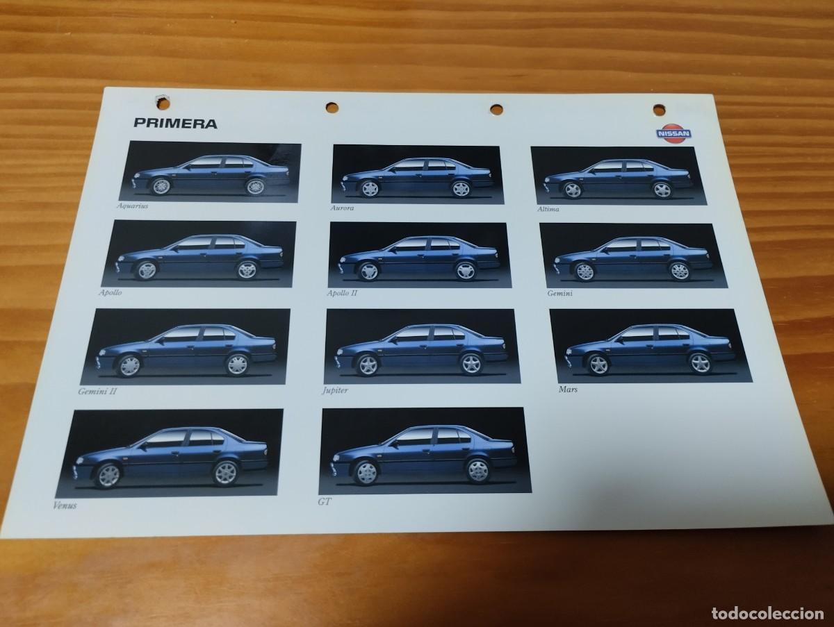 Coches y motocicletas: Hoja folleto modelos llanta para Nissan Primera