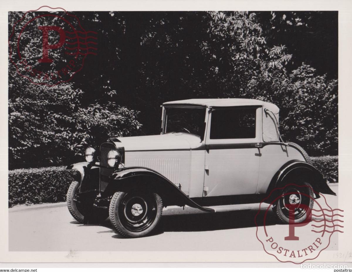 Coches y motocicletas: OPEL 1,2 LITER ZWEISITZIGES CABRIOLET 1931 1932 AUTOMOBILE 24*18CM MOTOR CAR COCHES Bryan Goodman C