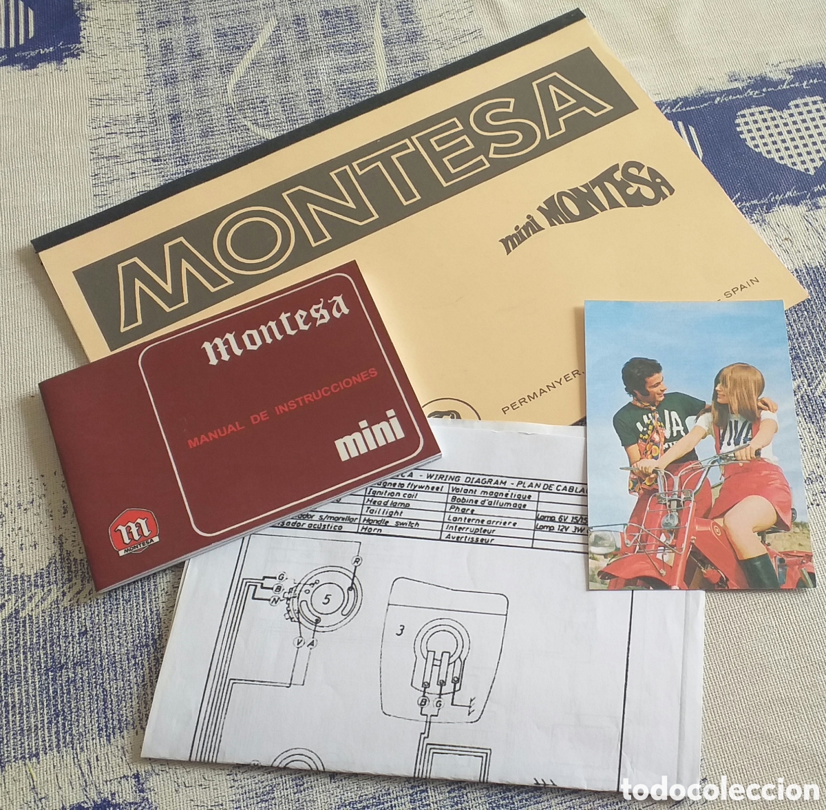 Coches y motocicletas: LOTE CATALOGOS DE PIEZAS MINI MONTESA M-27 (VER DETALLE)