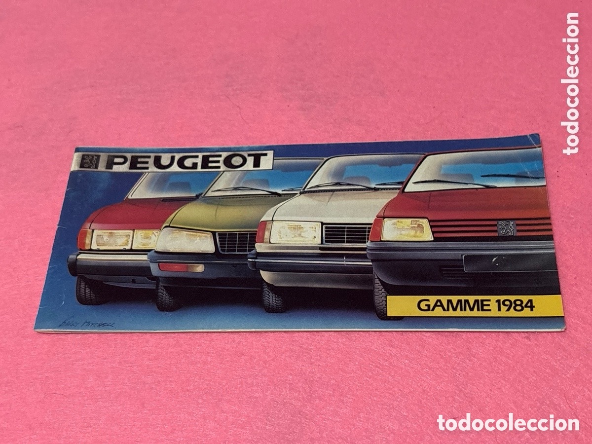 Coches y motocicletas: Cat&aacute;logo Peugeot gama 1984 (A8)