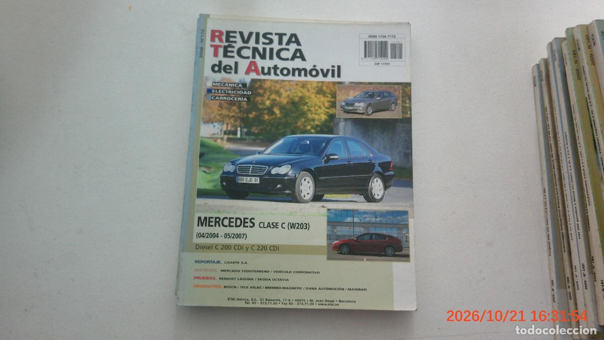 Coches y motocicletas: REVISTA TECNICA DEL AUTOMOVIL RTA 172 MERCEDES CLASE C W203