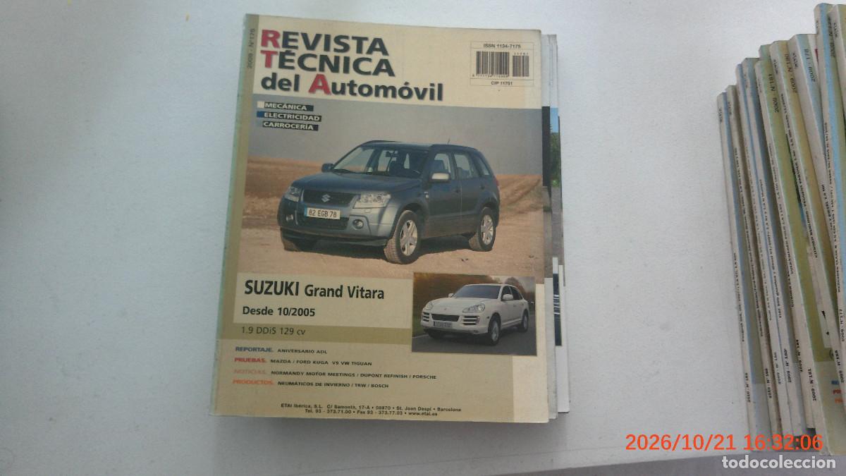 Coches y motocicletas: REVISTA TECNICA DEL AUTOMOVIL RTA 175 SUZUKI GRAND VITARA 2005