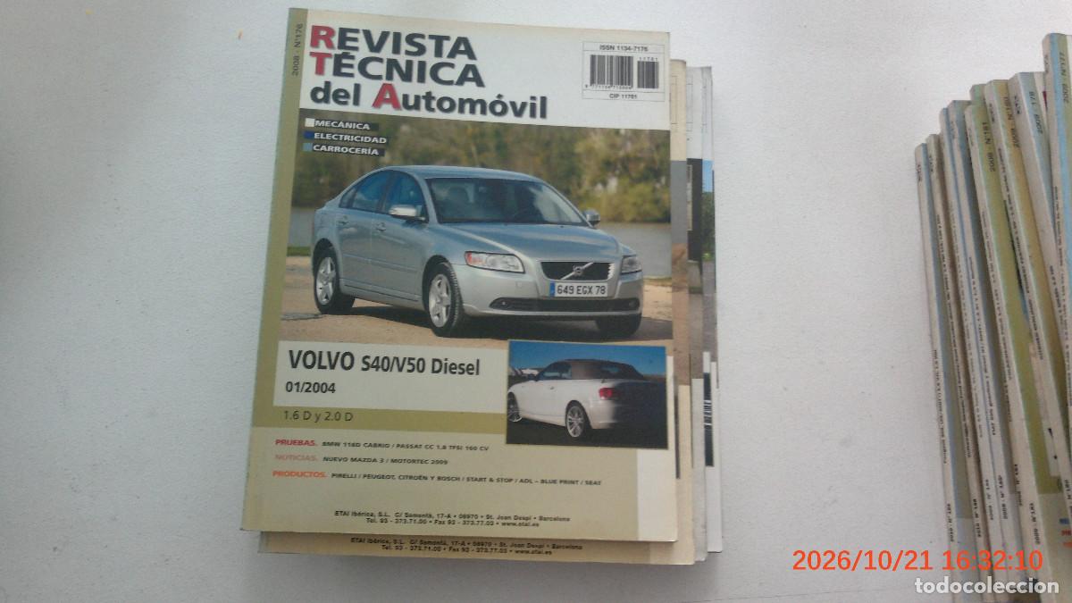 Coches y motocicletas: REVISTA TECNICA DEL AUTOMOVIL RTA 176 VOLVO S40 V50 DIESEL