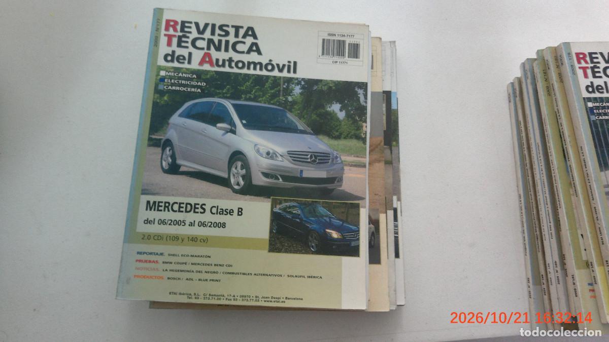 Coches y motocicletas: REVISTA TECNICA DEL AUTOMOVIL RTA 177 MERCEDES CLASE B 2005 2008