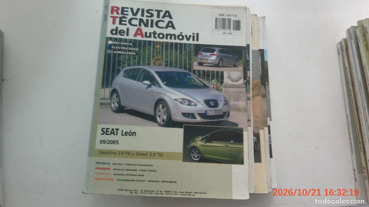 Coches y motocicletas: REVISTA TECNICA DEL AUTOMOVIL RTA 178 SEAT LEON 2005