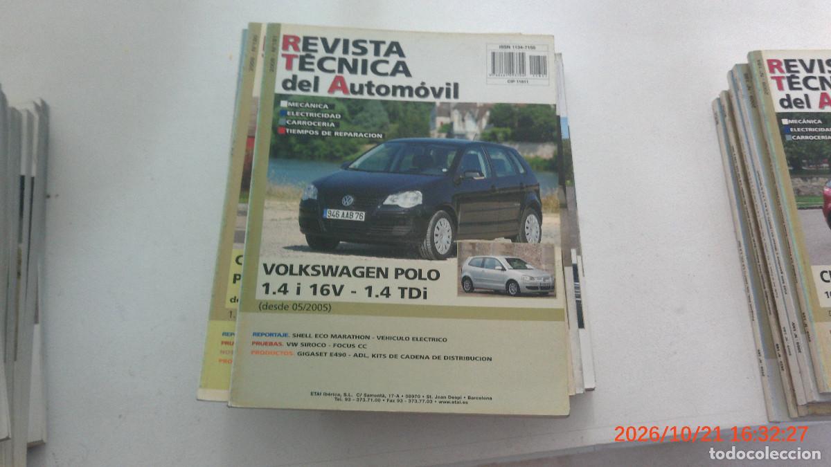 Coches y motocicletas: REVISTA TECNICA DEL AUTOMOVIL RTA 181 VOLKSWAGEN POLO TDI 2005