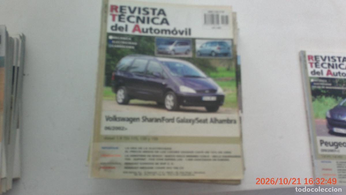 Coches y motocicletas: REVISTA TECNICA DEL AUTOMOVIL RTA 188 VOLKSWAGEN SHARAN FORD GALAXY SEAT ALHAMBRA