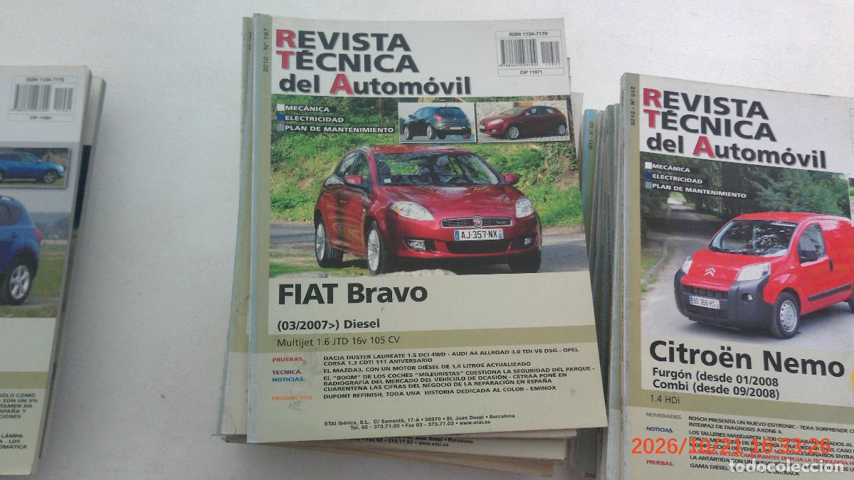 Coches y motocicletas: REVISTA TECNICA DEL AUTOMOVIL RTA 197 FIAT BRAVO