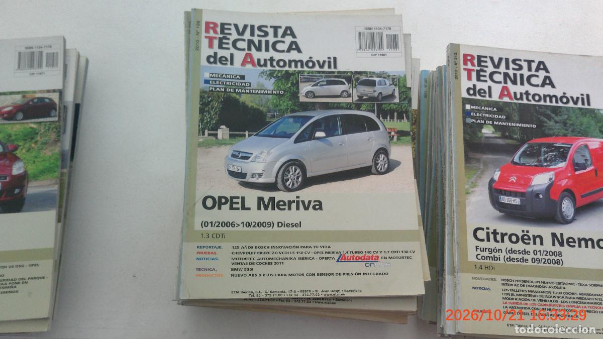Coches y motocicletas: REVISTA TECNICA DEL AUTOMOVIL RTA 198 OPEL MERIVA