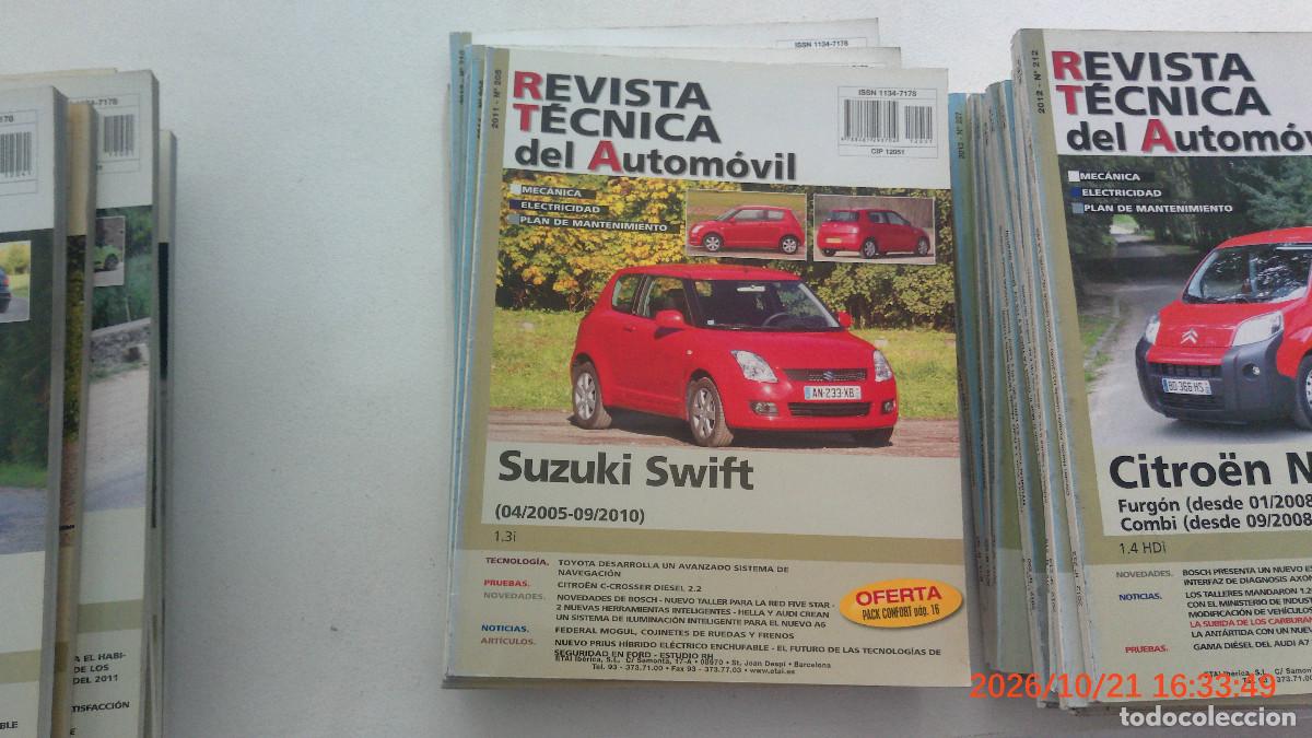 Coches y motocicletas: REVISTA TECNICA DEL AUTOMOVIL RTA 205 SUZUKI SWIFT 2005 2010