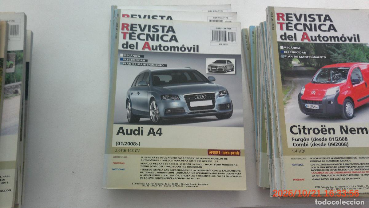 Coches y motocicletas: REVISTA TECNICA DEL AUTOMOVIL RTA 207 AUDI A4 2008