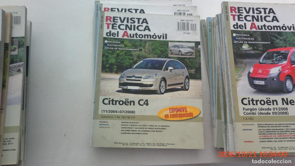 Coches y motocicletas: REVISTA TECNICA DEL AUTOMOVIL RTA 208 CITROEN C4