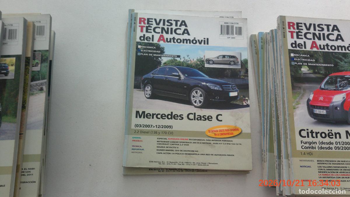 Coches y motocicletas: REVISTA TECNICA DEL AUTOMOVIL RTA 209 MERCEDES CLASE C