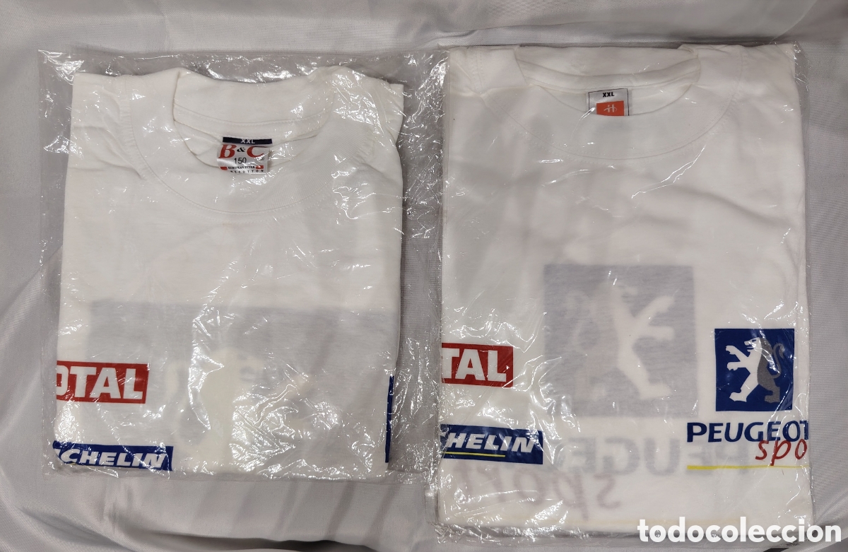 Coches y motocicletas: PACK 2x Camisetas Peugeot Sport WRC Vintage - NUEVAS EN BOLSA (Deadstock) - Talla XXL