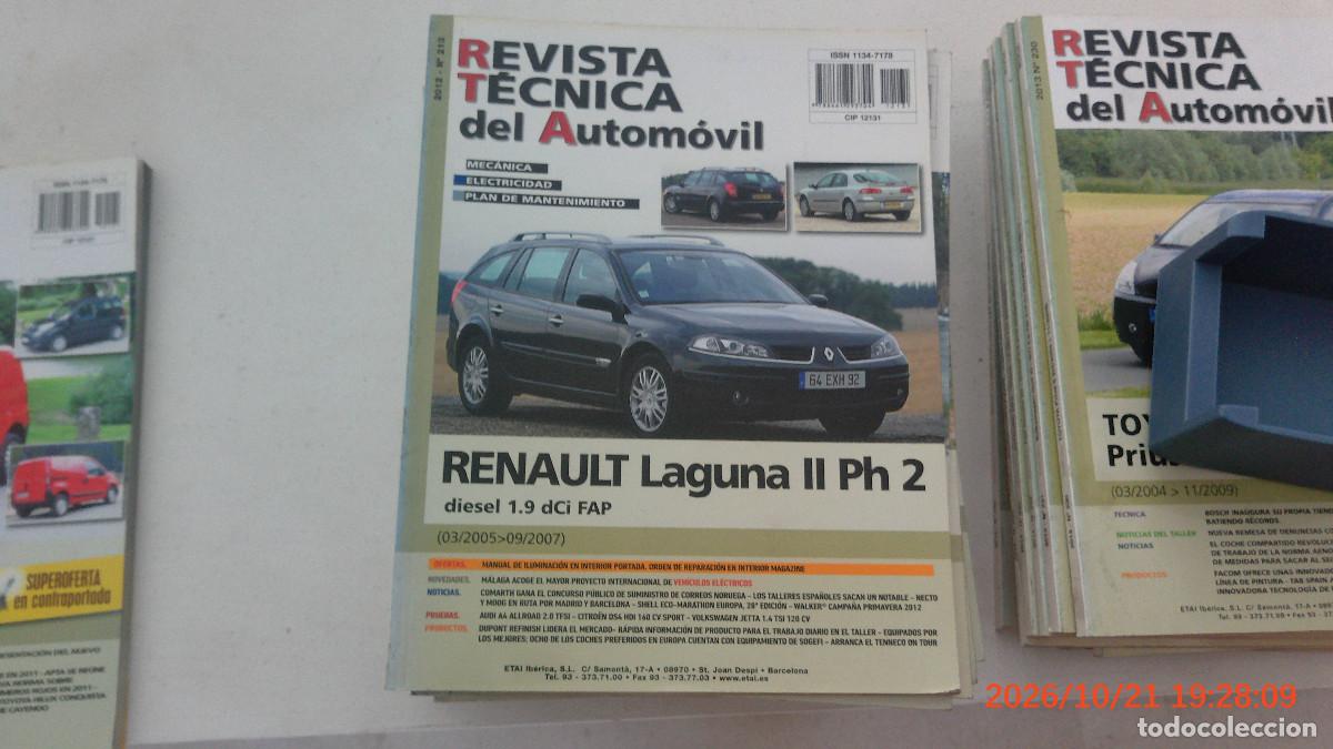 Coches y motocicletas: REVISTA TECNICA AUTOMOVIL RTA 213 RENAULT LAGUNA II PH 2 DIESEL