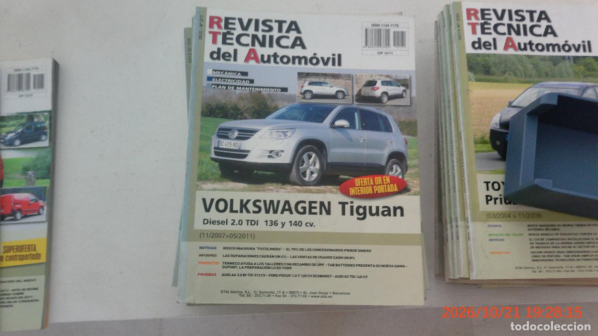 Coches y motocicletas: REVISTA TECNICA AUTOMOVIL RTA 217 VOLKSWAGEN TIGUAN