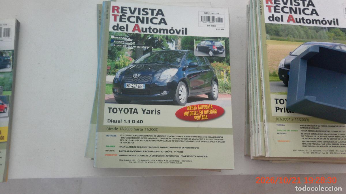 Coches y motocicletas: REVISTA TECNICA AUTOMOVIL RTA 221 TOYOTA YARIS DIESEL