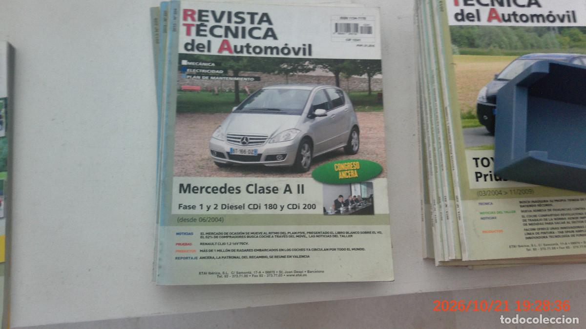 Coches y motocicletas: REVISTA TECNICA AUTOMOVIL RTA 224 MERCEDES CLASE A II FASE 1 Y 2
