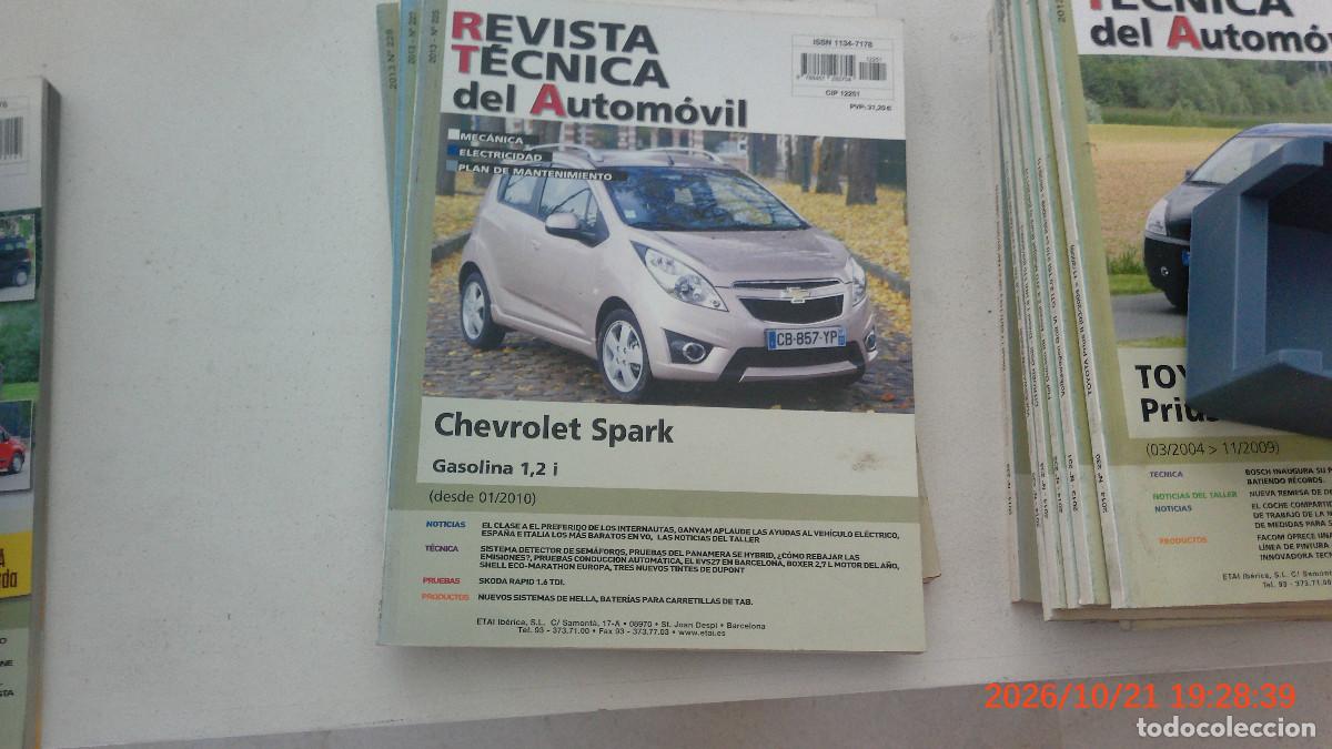 Coches y motocicletas: REVISTA TECNICA AUTOMOVIL RTA 225 CHEVROLET SPARK